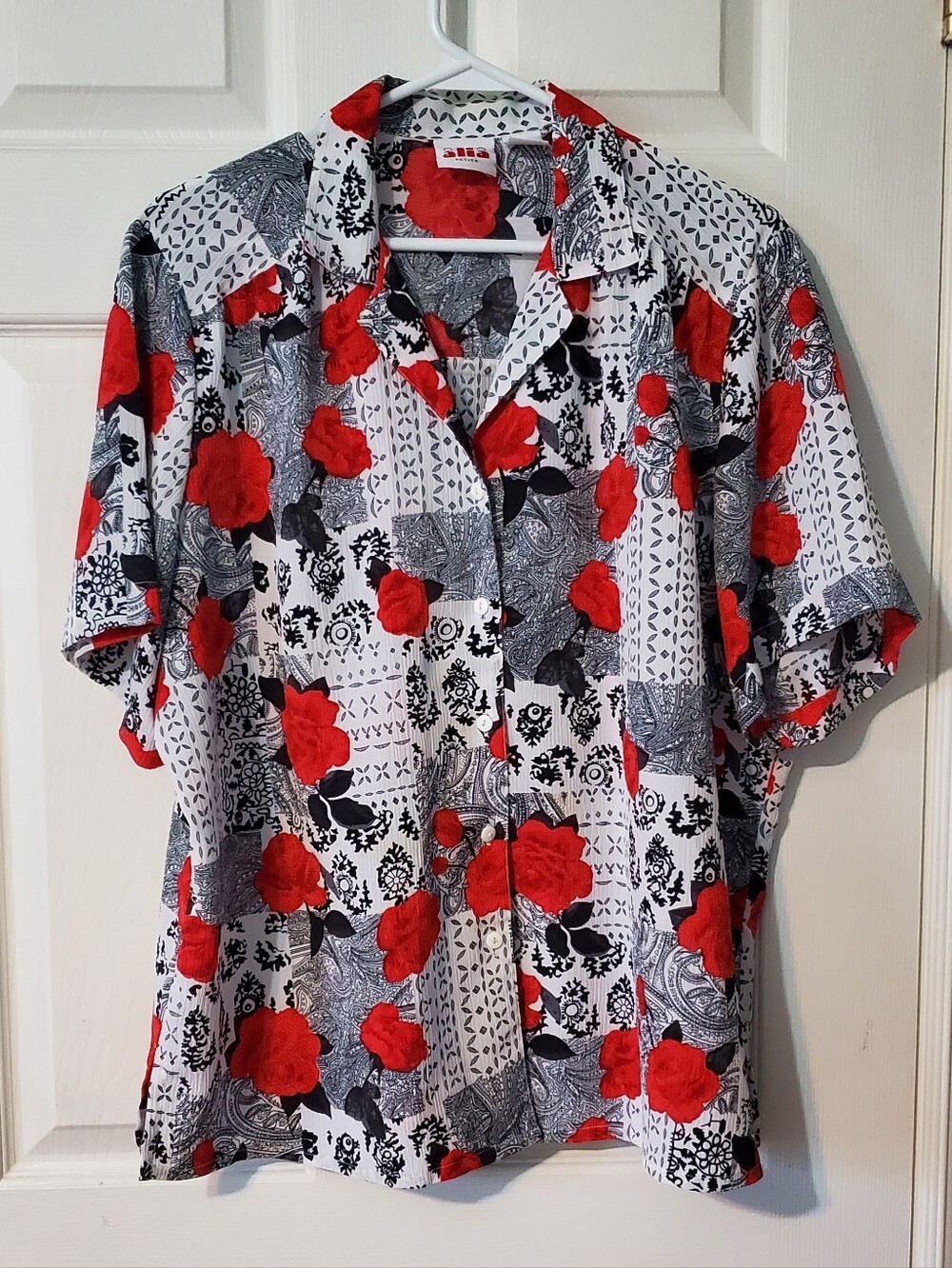 Geometric Floral Shirt